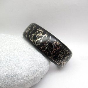 Artisan Black and Gold Bracelet